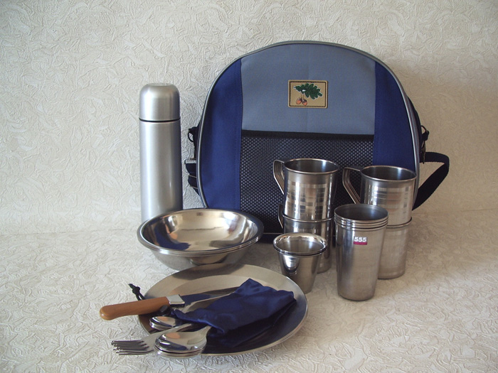 Кейс на 4 персоны с термосом — туристические аксессуары и снаряжение для кемпинга в Алматы, Казахстан