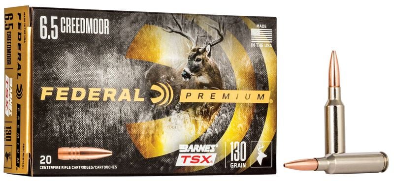Купить Патрон для нарезного оружия FEDERAL P (6,5 Creedmoor) BARNES TRIPLE-SHOCK X (B-TSX)(130grs)(8,42г) в Алматы | Казахстан | Корган Центр