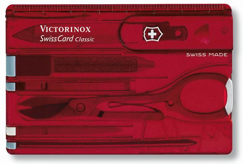 Карта-мультиинструмент VICTORINOX Мод. SWISSCARD RUBY для охоты и туризма в Алматы, Казахстан