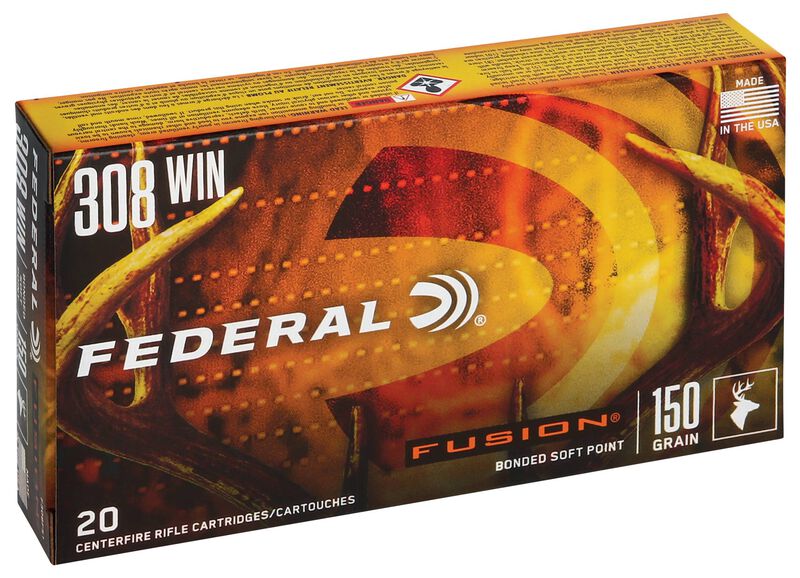 Купить Патрон для нарезного оружия FEDERAL (.308 Win.) FUSION (FSP)(150grs)(9,72г) в Алматы | Казахстан | Корган Центр