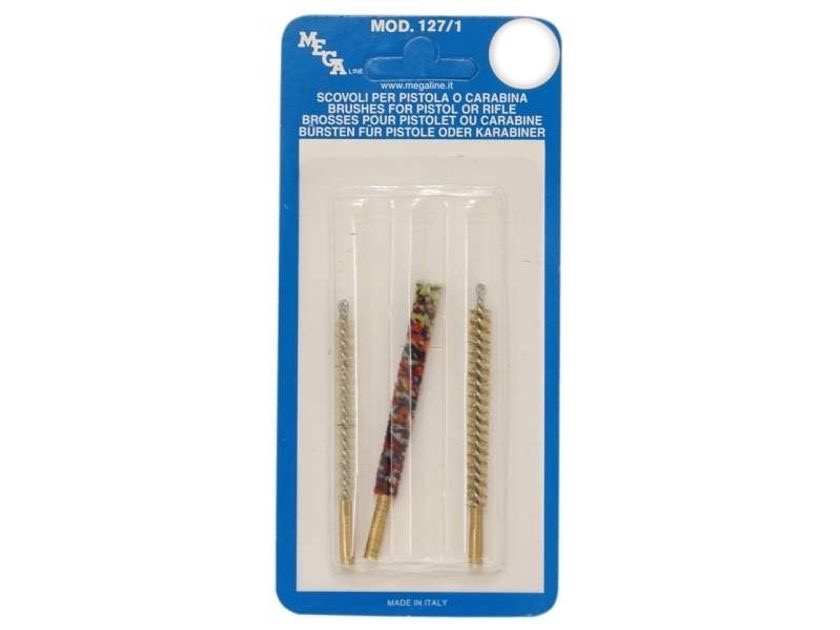 Набор щеток MEGALINE Мод.127/1 (3шт.) для ухода за оружием в Алматы, Казахстан