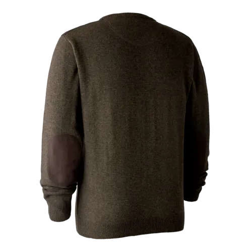 Пуловер DEERHUNTER-SHEFFIELD O-NECK (хаки) — одежда для охоты, рыбалки, туризма и города | KORGAN.KZ