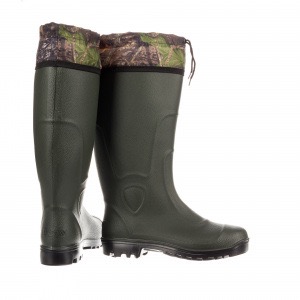 Сапоги мужские с утеплителем из НТП и манжетой (ПВХ) (46 см), Олива — обувь, стельки и уход за обувью | KORGAN.KZ