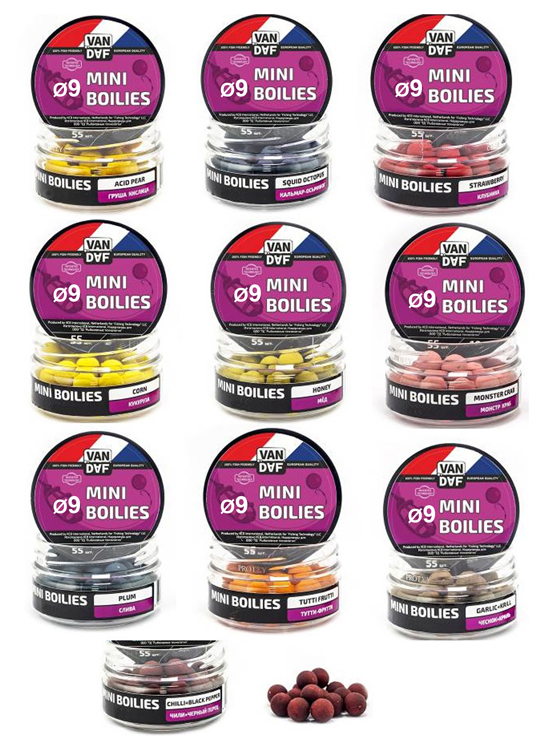 Бойлы VAN DAF — приманка, снасти и аксессуары для рыбалки | Алматы, Казахстан