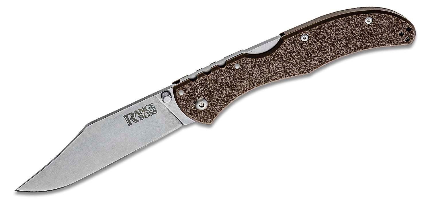 Купить Складной нож COLD STEEL Мод. RANGE BOSS FDE в Алматы — магазин Korgan Center | Казахстан | Доставка во все регионы