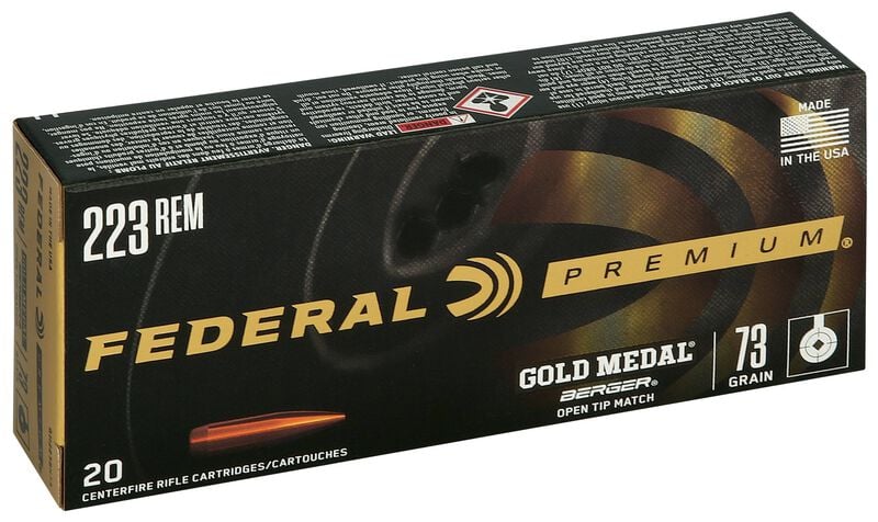 Купить Патрон для нарезного оружия FEDERAL PGM (.223 Rem.) BERGER HYBRID (BH-BTHP)(73grs)(4,73г) в Алматы | Казахстан | Корган Центр