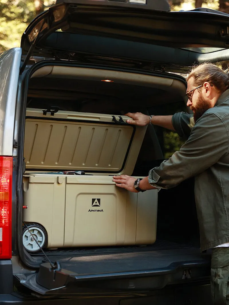 Изотермический контейнер тм "Арктика", 75 л, арт. 2600-75W — портативный холодильник или кулер для кемпинга в Алматы