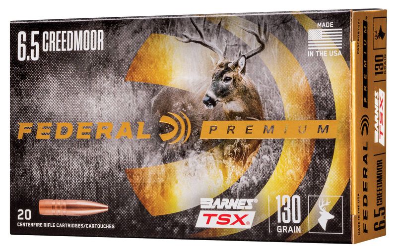 Купить Патрон для нарезного оружия FEDERAL P (6,5 Creedmoor) BARNES TRIPLE-SHOCK X (B-TSX)(130grs)(8,42г) в Алматы | Казахстан | Корган Центр