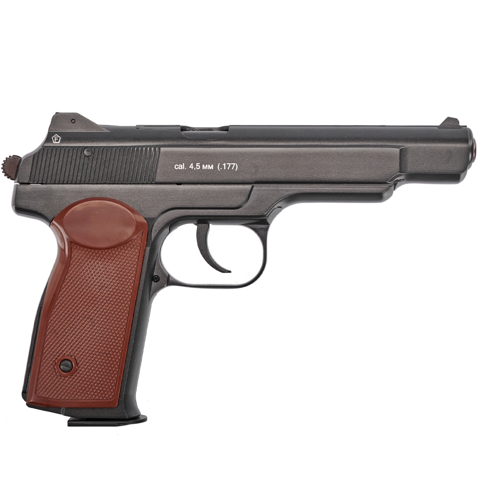 Фото Пистолет Borner APS Blowback Black калибр 4.5 mm/BB CO2 — пневматический пистолет купить в Алматы