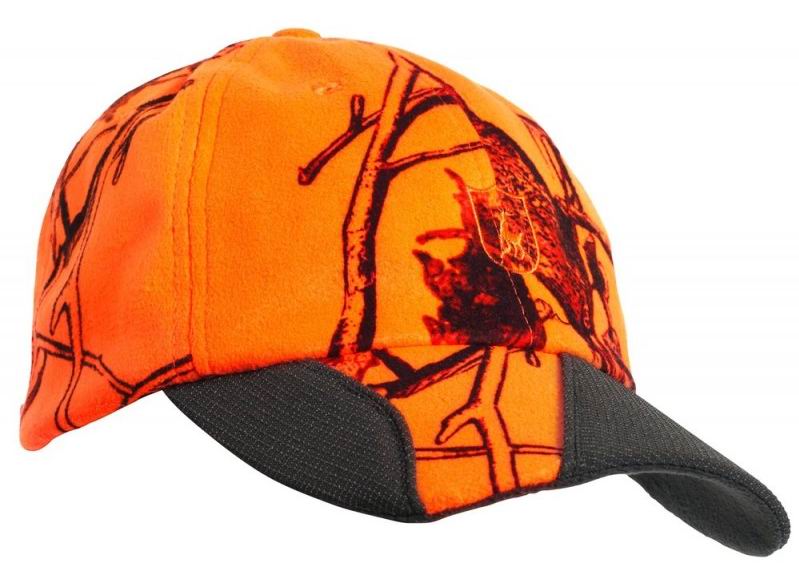 Кепка DEERHUNTER-MUFLON (CAMO MAX-5/оранж.) — головной убор для рыбалки, охоты и туризма | KORGAN.KZ