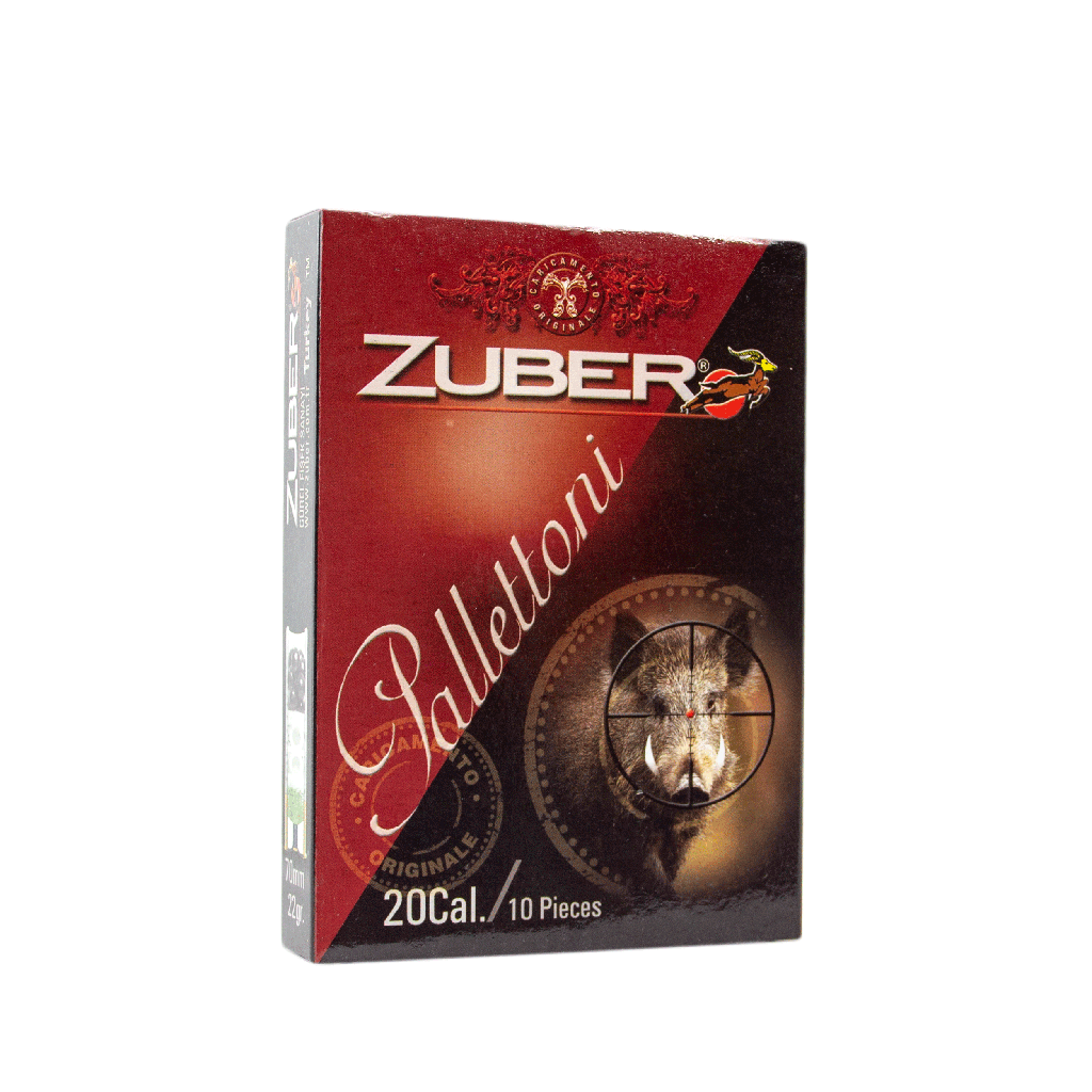  Патрон для гладкоствольного оружия ZUBER Pallettoni (20/70)(22г)(7,4мм x 9шт) в Алматы | Казахстан | Корган Центр | KORGAN