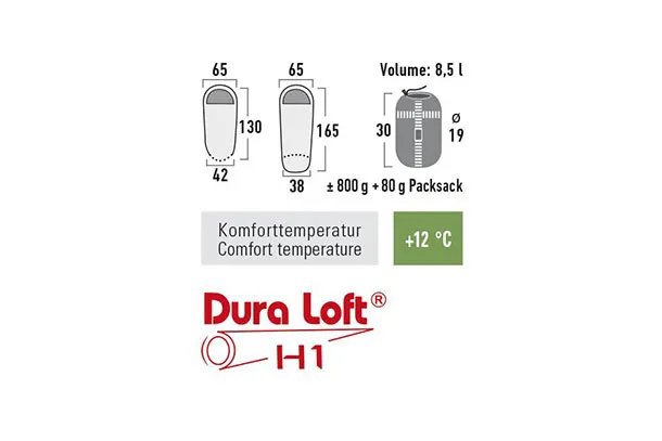 Спальный мешок HIGH PEAK Мод. IMPALA VARIO — купить Алматы Korgan.kz