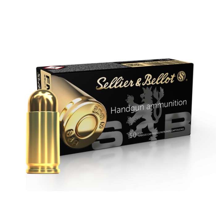 Патрон к служебно-штатному оружию S&B (9mm Makarov / 9x18) для охраны в Алматы, Казахстан