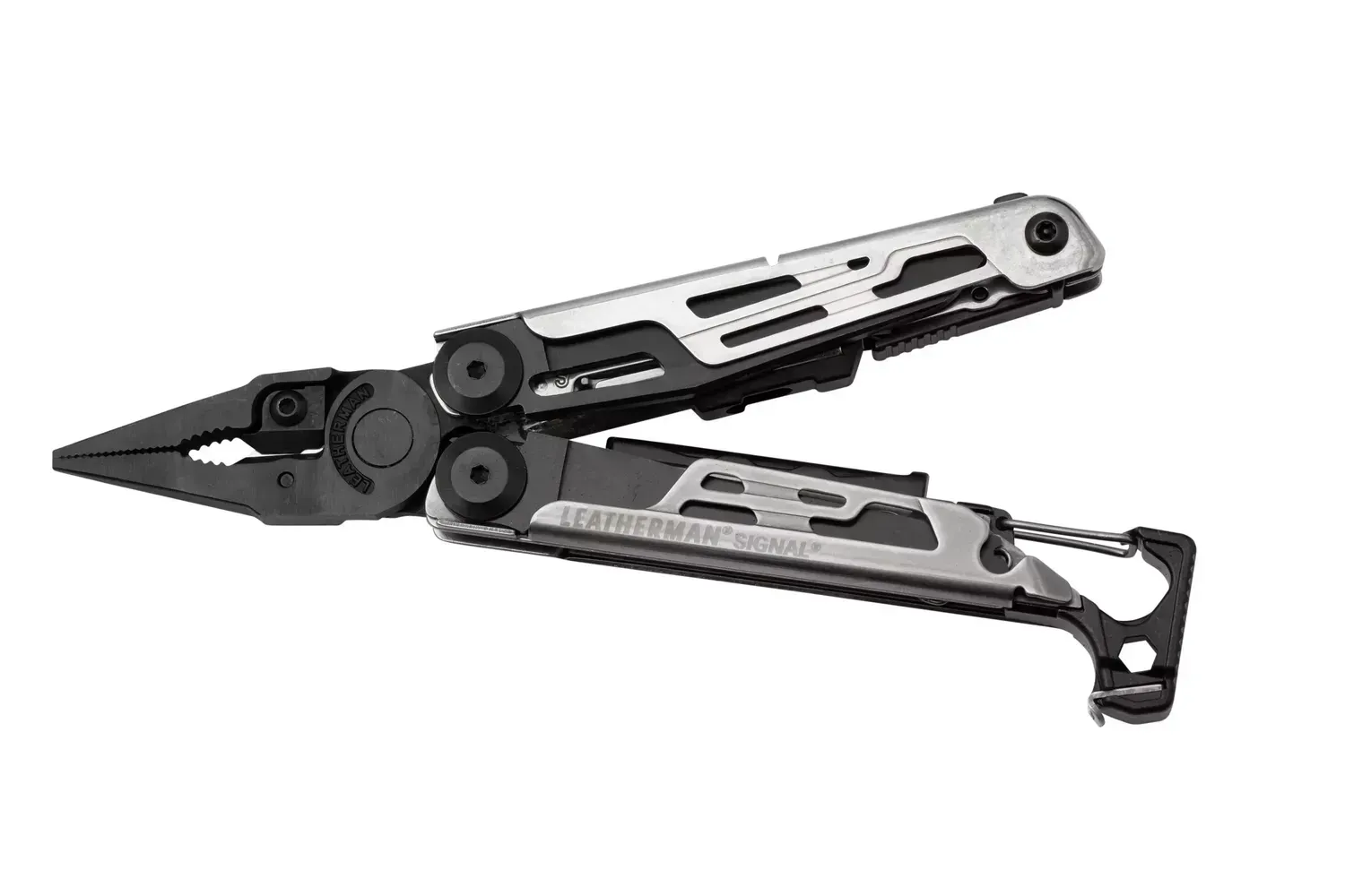 Мультиинструмент LEATHERMAN Мод. SIGNAL BLACK & SILVER для охоты и туризма в Алматы, Казахстан