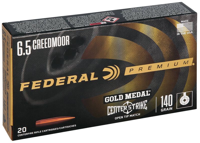 Купить Патрон для нарезного оружия FEDERAL PGM (6,5 Creedmoor) CENTERSTRIKE (OTM)(140grs)(9,07г) в Алматы | Казахстан | Корган Центр