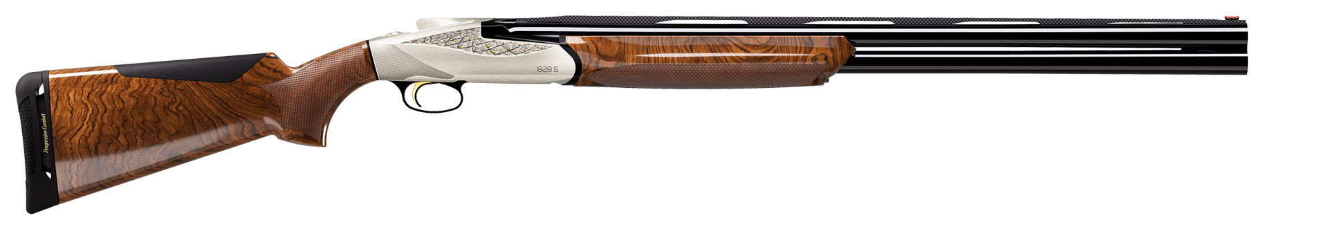 Гладкоствольное ружье BENELLI Мод. 828S A.I. SILVER WOOD P-COMFORT CRIO  (двуствольное) для охоты и спортивной стрельбы в Алматы, Казахстан