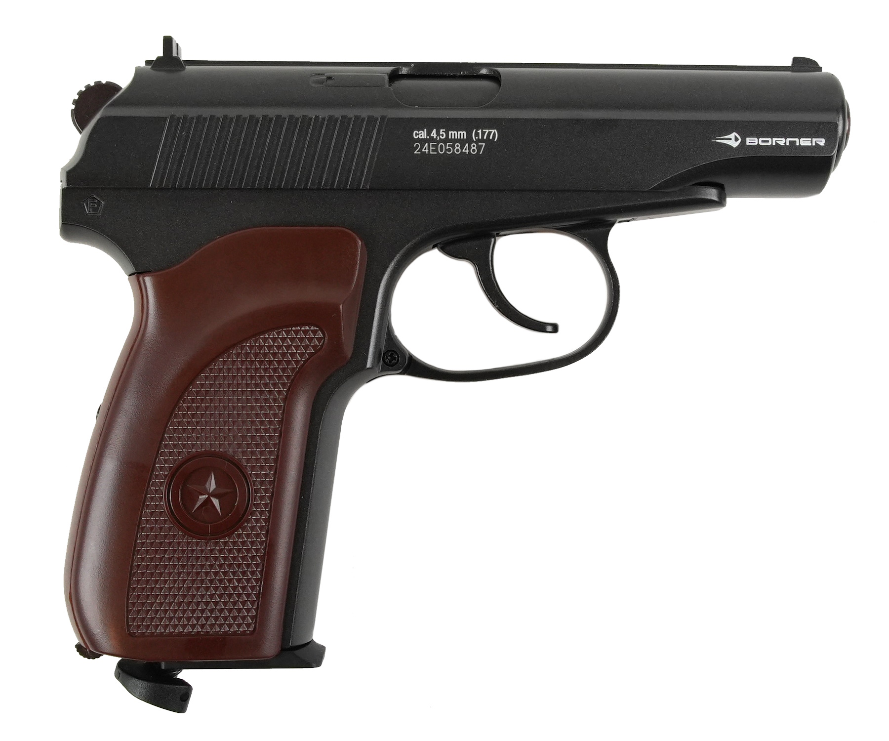 Фото Пистолет Borner PM49 Blowback калибр 4,5mm CO2 — пневматический пистолет купить в Алматы