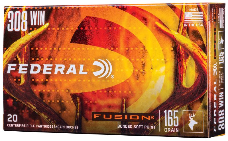 Купить Патрон для нарезного оружия FEDERAL (.308 Win.) FUSION (FSP)(165grs)(10,69г) в Алматы | Казахстан | Корган Центр