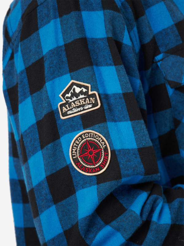 Рубашка фланелевая синяя клетка — одежда для охоты, рыбалки, туризма и города | KORGAN.KZ