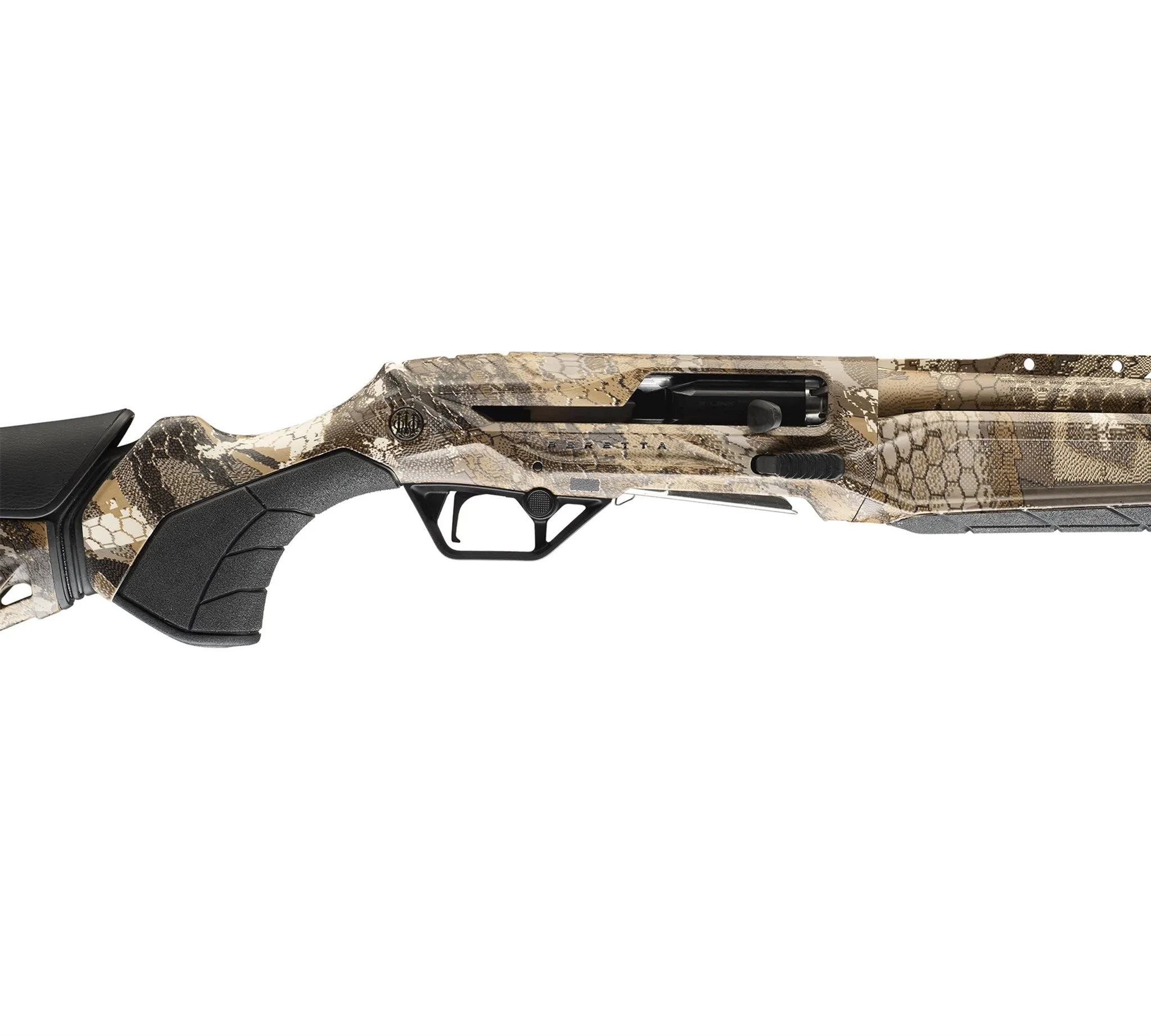 Гладкоствольное ружье BERETTA Moд. AX800 SUPREMA SYNTHETIC CAMO OPTIFADE TIMBER KICK-OFF  (полуавтоматическое) калибра 12/89 — детальное фото