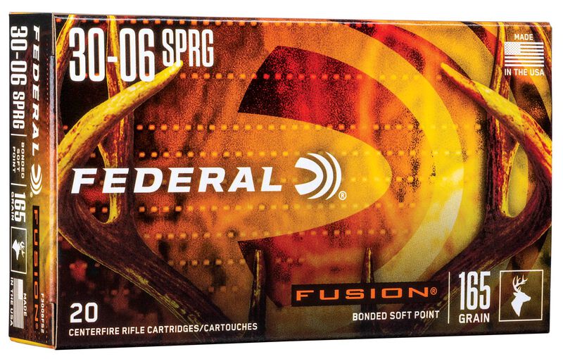 Купить Патрон для нарезного оружия FEDERAL (.30-06 Sprg.) FUSION (FSP)(165grs)(10,69г) в Алматы | Казахстан | Корган Центр
