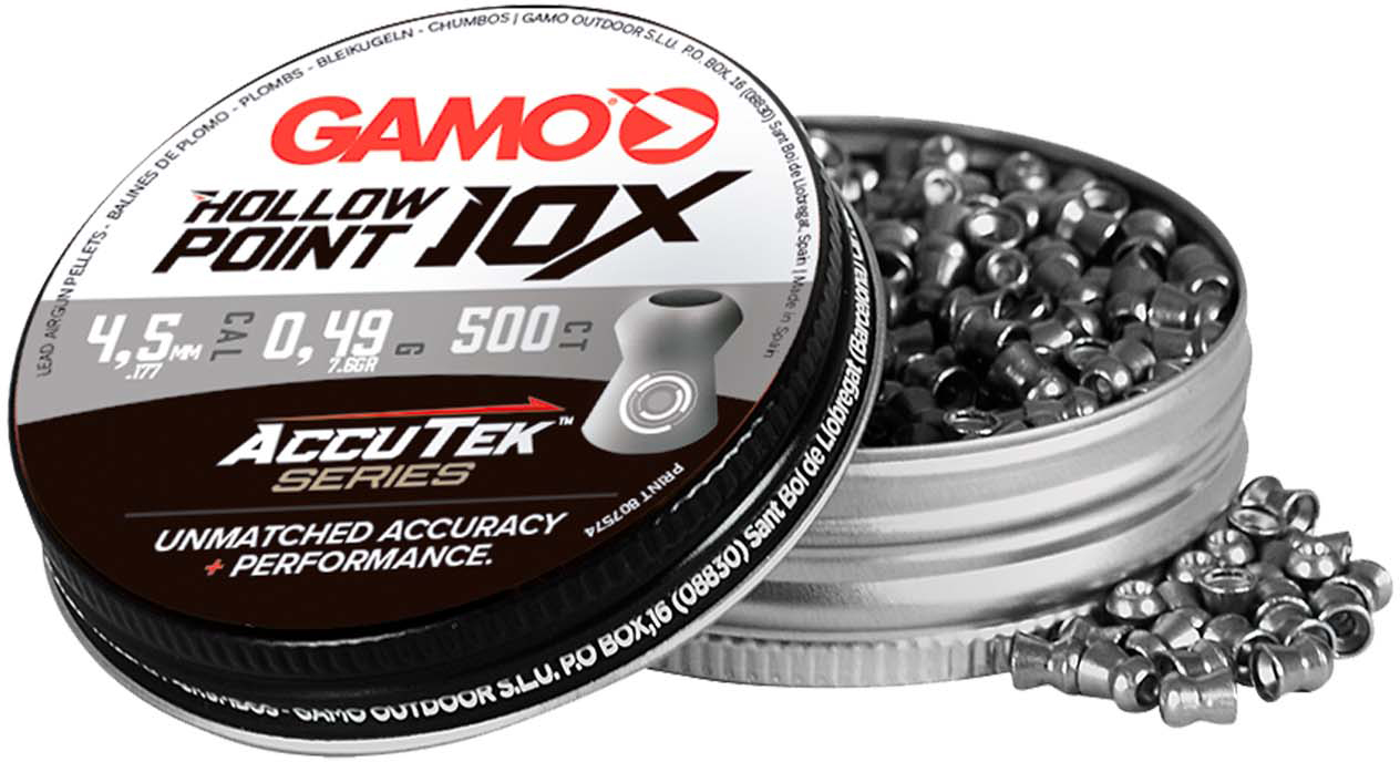 Пульки GAMO Мод. 10X HOLLOW POINT-ACCUTEK купить в Алматы | Магазин Корган Центр