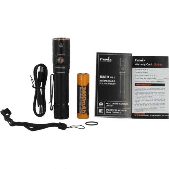 Фонарь FENIX Мод. E28R V2.0 — фонарь fenix мод. e28r v2.0 Алматы, Казахстан