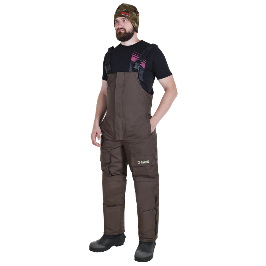 Костюм зимний Alaskan Russian Mission FS хаки/коричневый (куртка+ полукомбинезон) — куртки, жилеты, маскировочные костюмы, одежда для рыбалки и охоты | KORGAN Казахстан