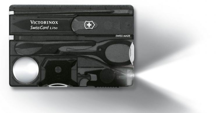 Карта-мультиинструмент VICTORINOX Мод. SWISSCARD LITE ONYX для охоты и туризма в Алматы, Казахстан