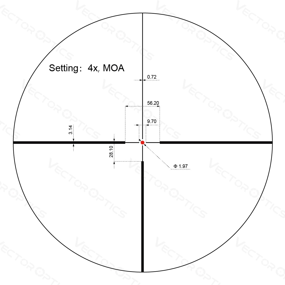 Оптический прицел VECTOR OPTICS Мод. CONTINENTAL HUNTING ED 1-8x24 SFP для охоты в Алматы, Казахстан