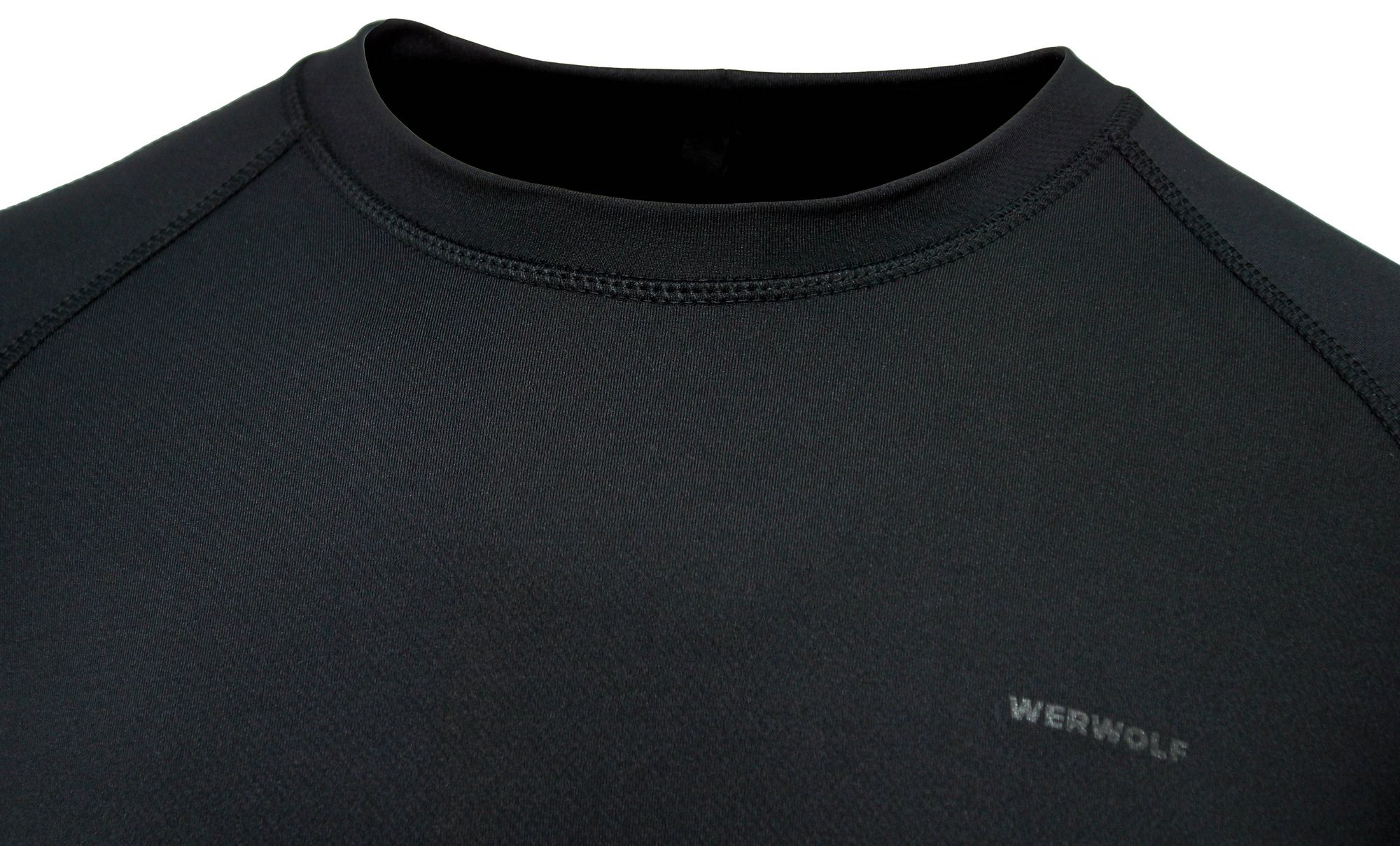 Термобелье мужское "Sport" (фуфайка). Ткань трикотаж (92% полиэстер, 8% эластан, 280 г.кв.м.) 4-way stretch. Черный — куртки, жилеты, маскировочные костюмы, одежда для рыбалки и охоты | KORGAN Казахстан