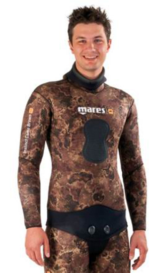 Куртка от гидрокостюма MARES PP Мод. INSTINCT CAMO BROWN 70 (неопрен - 7,0мм) — рыболовные и охотничьи товары в Алматы | KORGAN.KZ