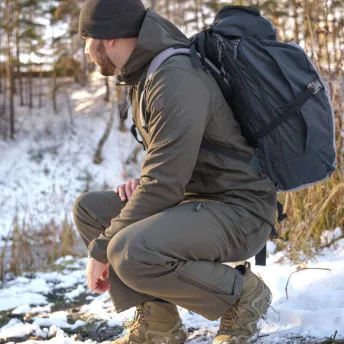 Куртка мужская "Ranger". Ткань софт-шелл на флисе (95%полиэстер/5%эластан). Мембрана 10000мм/10000 г/м2/24 часа.WR.Темная олива — куртки, жилеты, маскировочные костюмы, одежда для рыбалки и охоты | KORGAN Казахстан