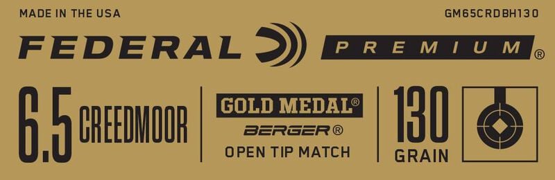 Купить Патрон для нарезного оружия FEDERAL PGM (6,5 Creedmoor) BERGER AR HYBRID OTM (BH-OTM)(130grs)(8,42г) в Алматы | Казахстан | Корган Центр