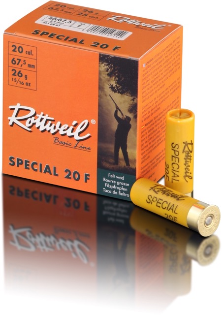  Патрон для гладкоствольного оружия ROTTWEIL-Special F (20/67,5)(26г)(№6)(2,7мм) в Алматы | Казахстан | Корган Центр | KORGAN