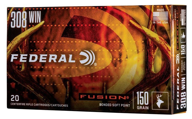 Купить Патрон для нарезного оружия FEDERAL (.308 Win.) FUSION (FSP)(150grs)(9,72г) в Алматы | Казахстан | Корган Центр