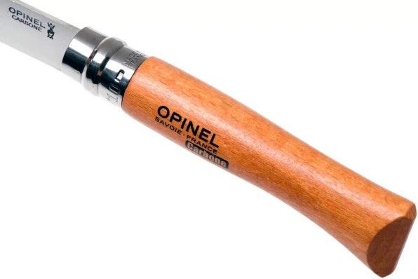 Купить Нож складной Opinel N10 Beech Carbon 6см в Алматы — магазин Korgan Center | Казахстан | Доставка во все регионы