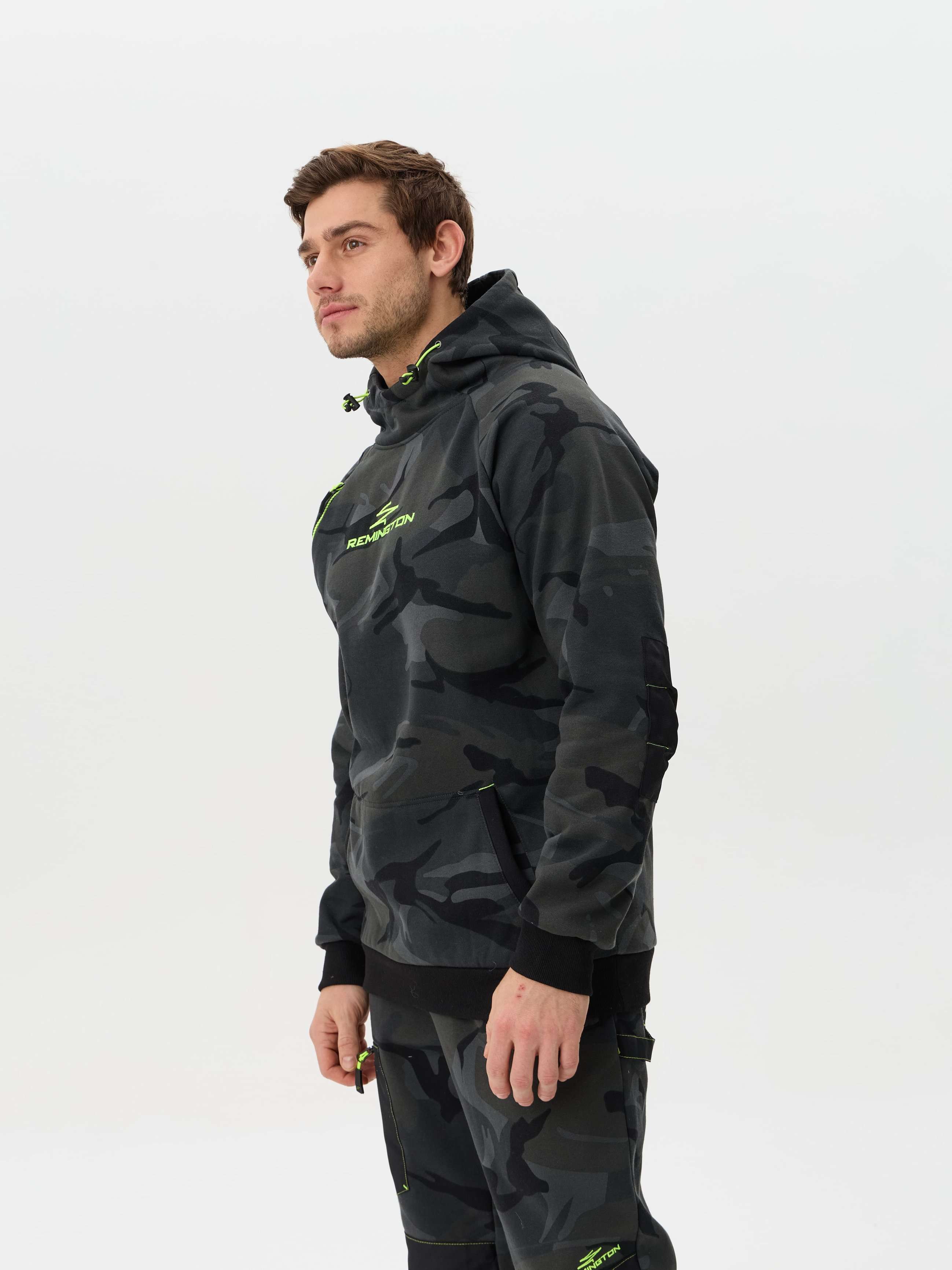 Джемпер мужской Remington Hoodie Ripley Camo — одежда для охоты, рыбалки, туризма и города | KORGAN.KZ