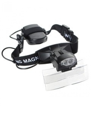 Налобный фонарь-очки PELICAN с подсветкой (до 6.0x)(2 диода) — аксессуары и снаряжение для рыбалки: коробки, держатели, инструменты | Алматы, Казахстан