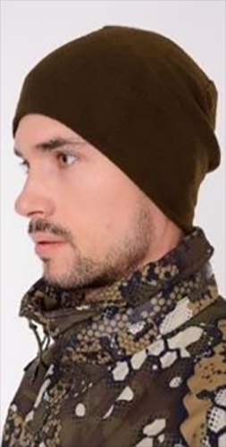 Шапка TRITON "Fleece" (тк.флис 130гр)(коричневый) — головной убор для рыбалки, охоты и туризма | KORGAN.KZ