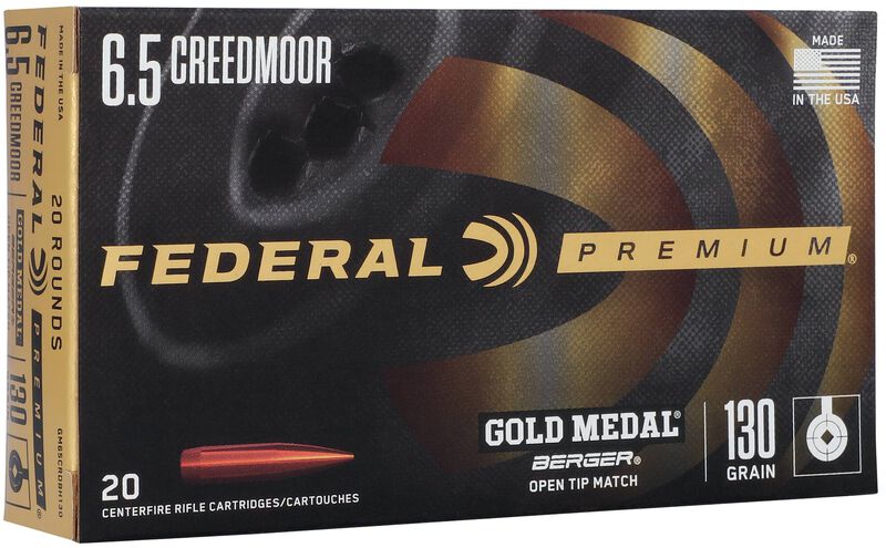 Купить Патрон для нарезного оружия FEDERAL PGM (6,5 Creedmoor) BERGER AR HYBRID OTM (BH-OTM)(130grs)(8,42г) в Алматы | Казахстан | Корган Центр