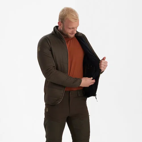 Куртка с подогревом DEERHUNTER-HEAT (коричневый) — одежда с подогревом для экстремальных условий | KORGAN.KZ