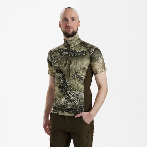 Футболка DEERHUNTER-EXCAPE INSULATED ZIP-NECK (REALTREE EXCAPE) — одежда для охоты, рыбалки, туризма и города | KORGAN.KZ