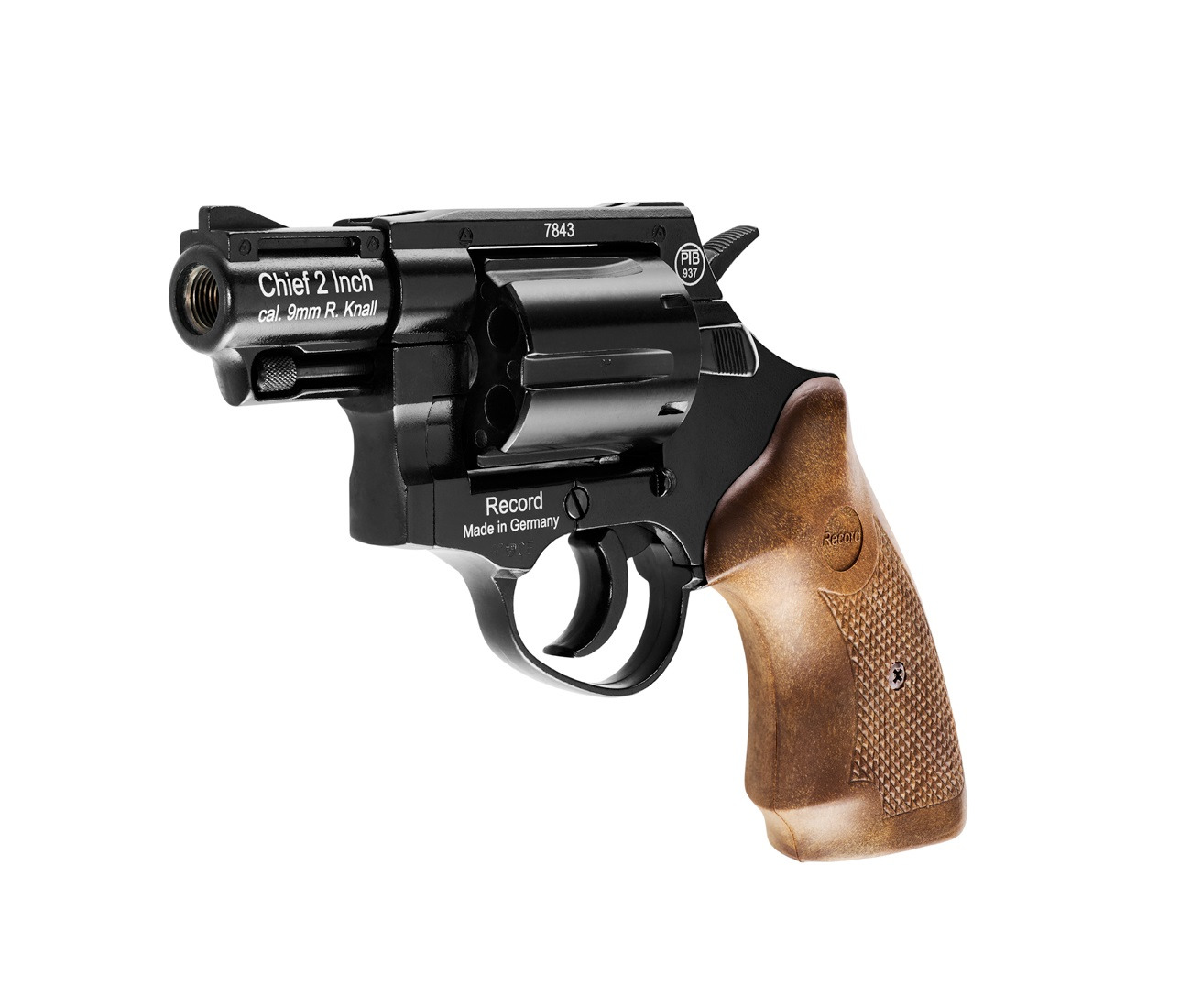 Газовый пистолет RECORD Мод. CHIEF 2' BLACK WOOD (к.-бр: 9мм)(6-зарядный) — купить газовые пистолеты в Алматы | Доставка по Казахстану