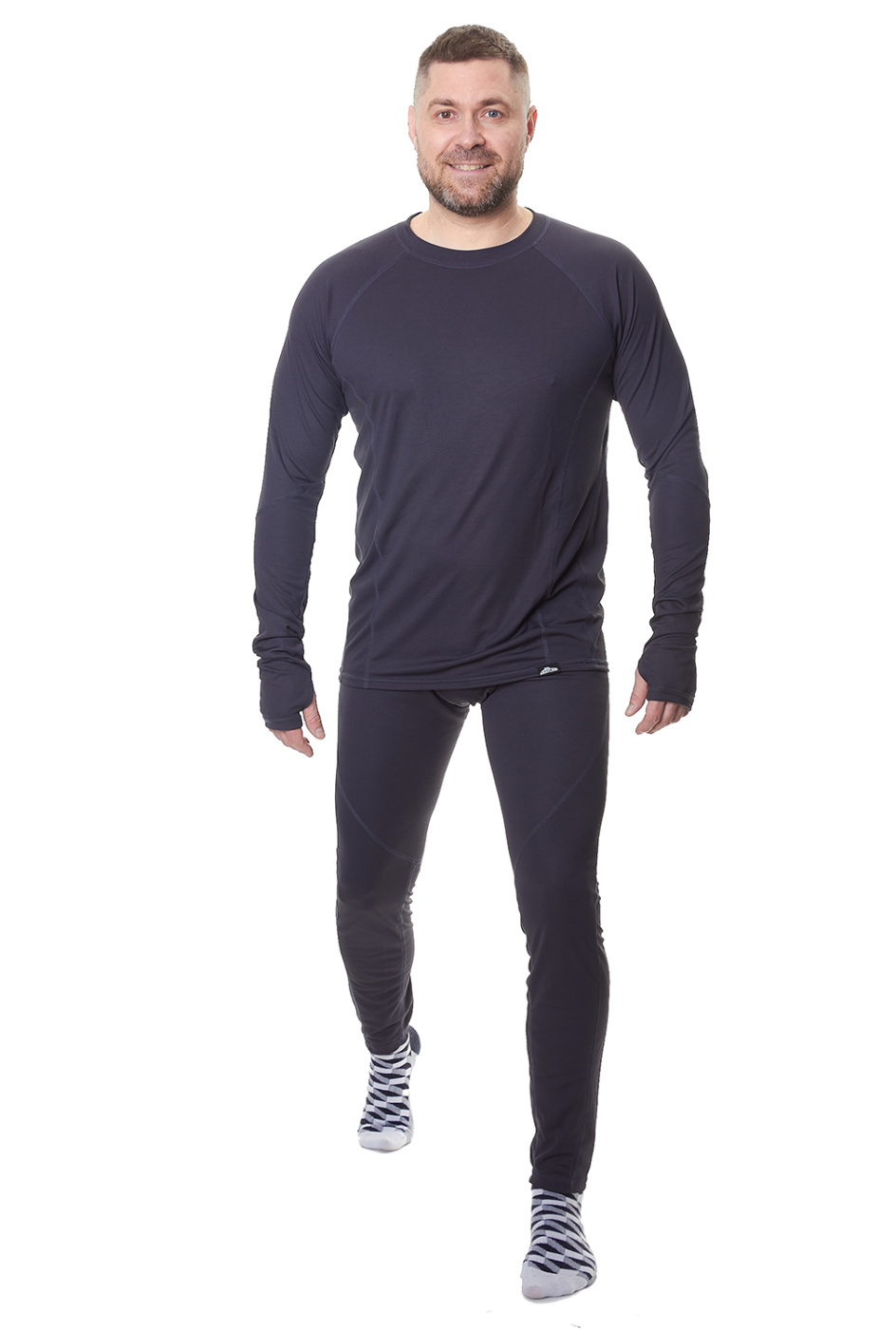 Термобелье мужское Inzer (Инзер) (полиэстер, т.графит) — одежда для охоты, рыбалки, туризма и города | KORGAN.KZ