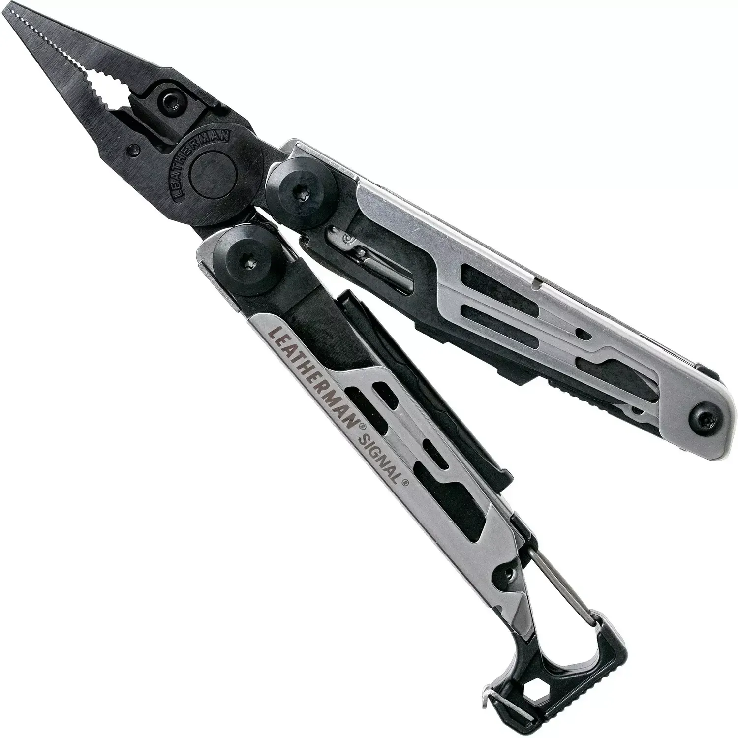 Мультиинструмент LEATHERMAN Мод. SIGNAL BLACK & SILVER для охоты и туризма в Алматы, Казахстан