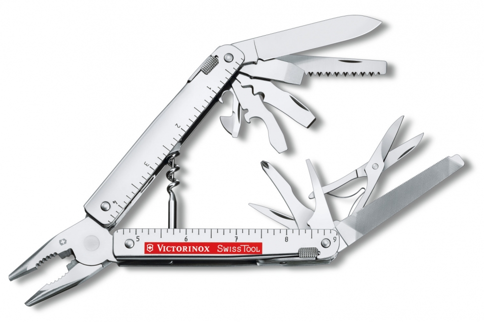 Мультиинструмент VICTORINOX Мод. SWISSTOOL PLUS для охоты и туризма в Алматы, Казахстан