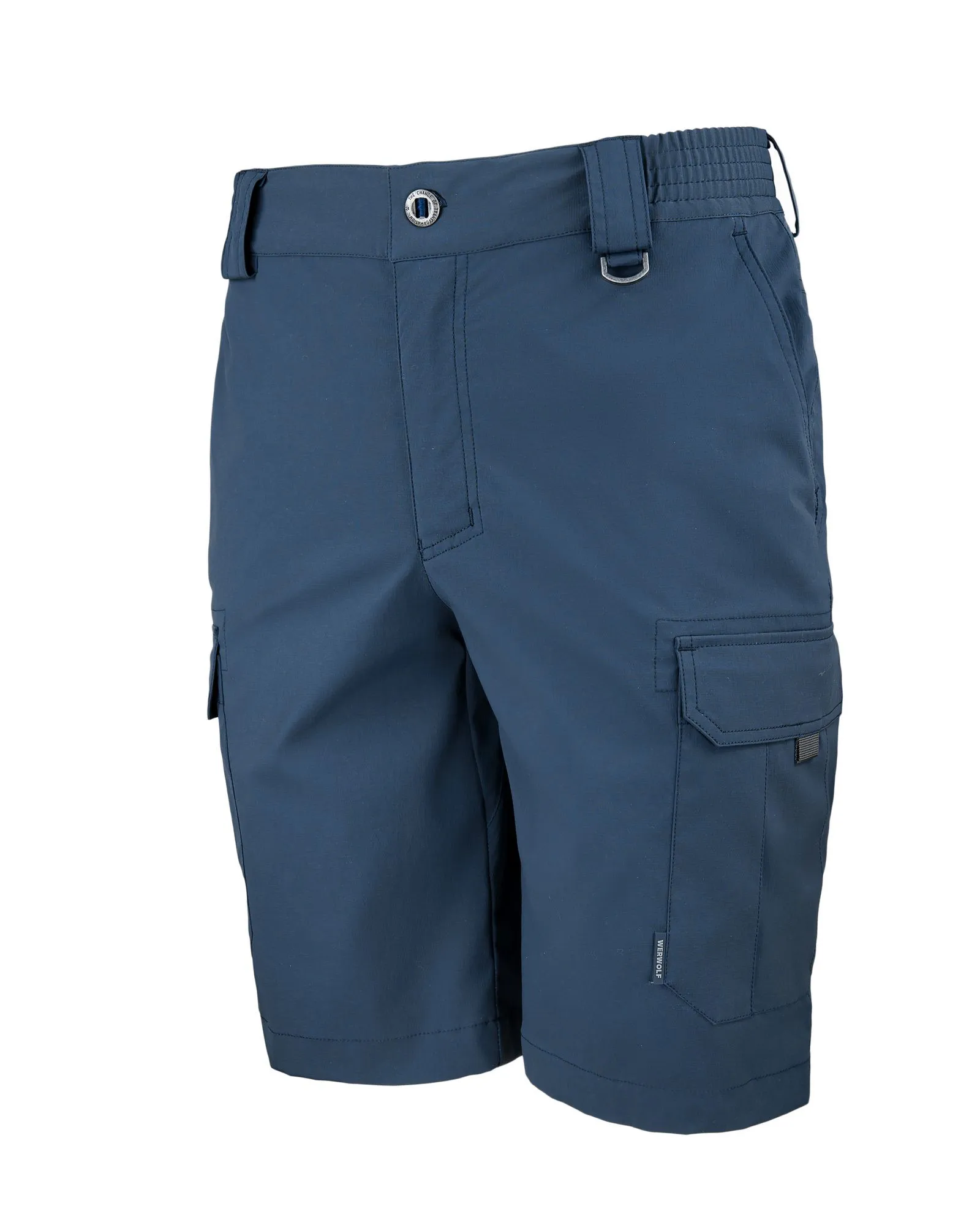 Шорты мужские "Rest". Ткань софт-шелл микро рип-стоп (96% нейлон, 4% эластан) .DWR. Синий — брюки и шорты для охоты, рыбалки и туризма | KORGAN.KZ