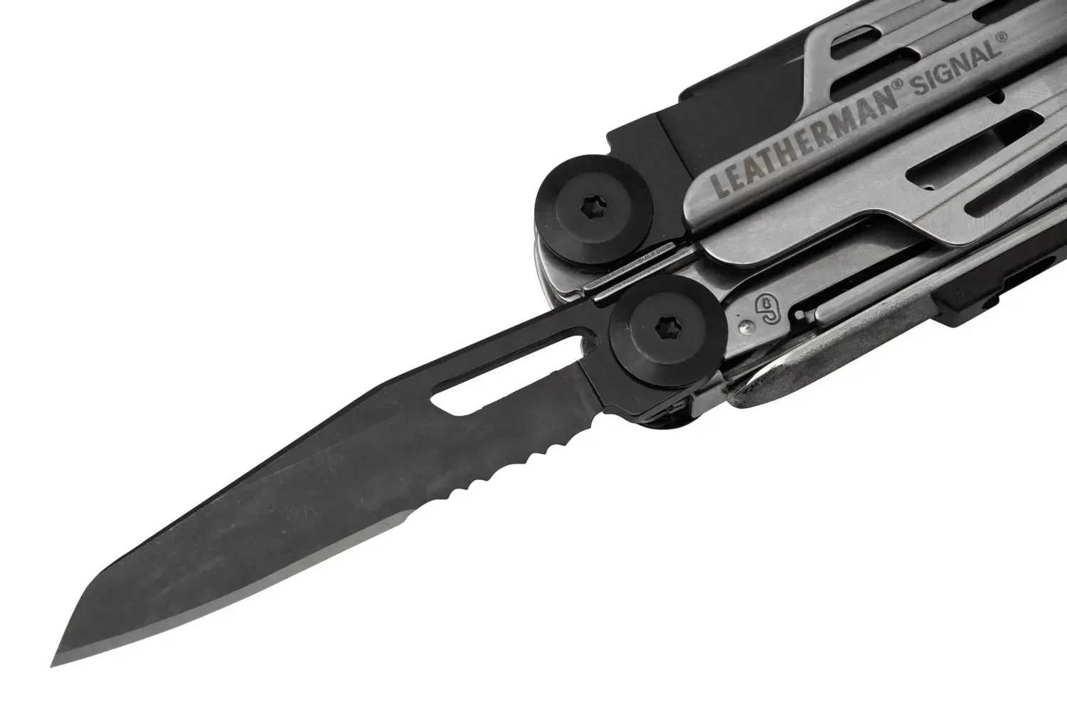 Мультиинструмент LEATHERMAN Мод. SIGNAL BLACK & SILVER для охоты и туризма в Алматы, Казахстан
