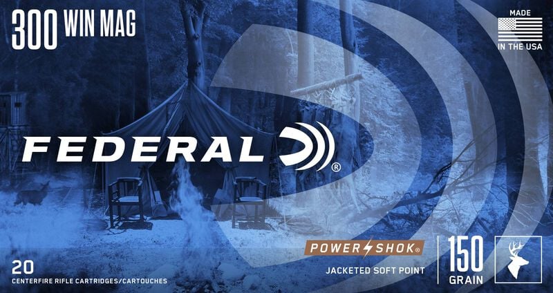 Купить Патрон для нарезного оружия FEDERAL (.300 Win.Mag.) POWER-SHOK (SP)(150grs)(9,72г) в Алматы | Казахстан | Корган Центр